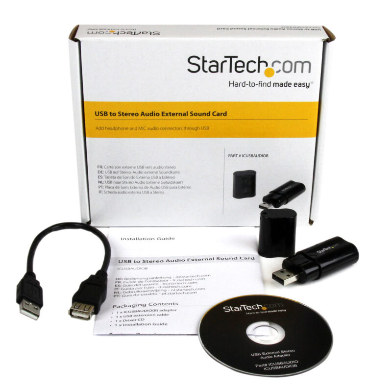 Tarjeta de Sonido Externa Adaptador USB a Estéreo - Imagen 5