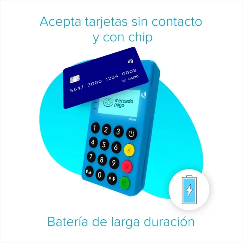 Point Mini Maquinita de Mercado Pago Con Conexión Bluetooth - Imagen 2