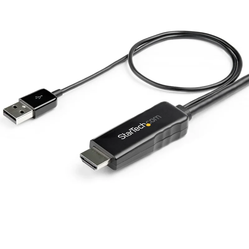 Cable HDMI a DisplayPort 2 mts 4K 30 Hz Alimentado por USB - Imagen 2
