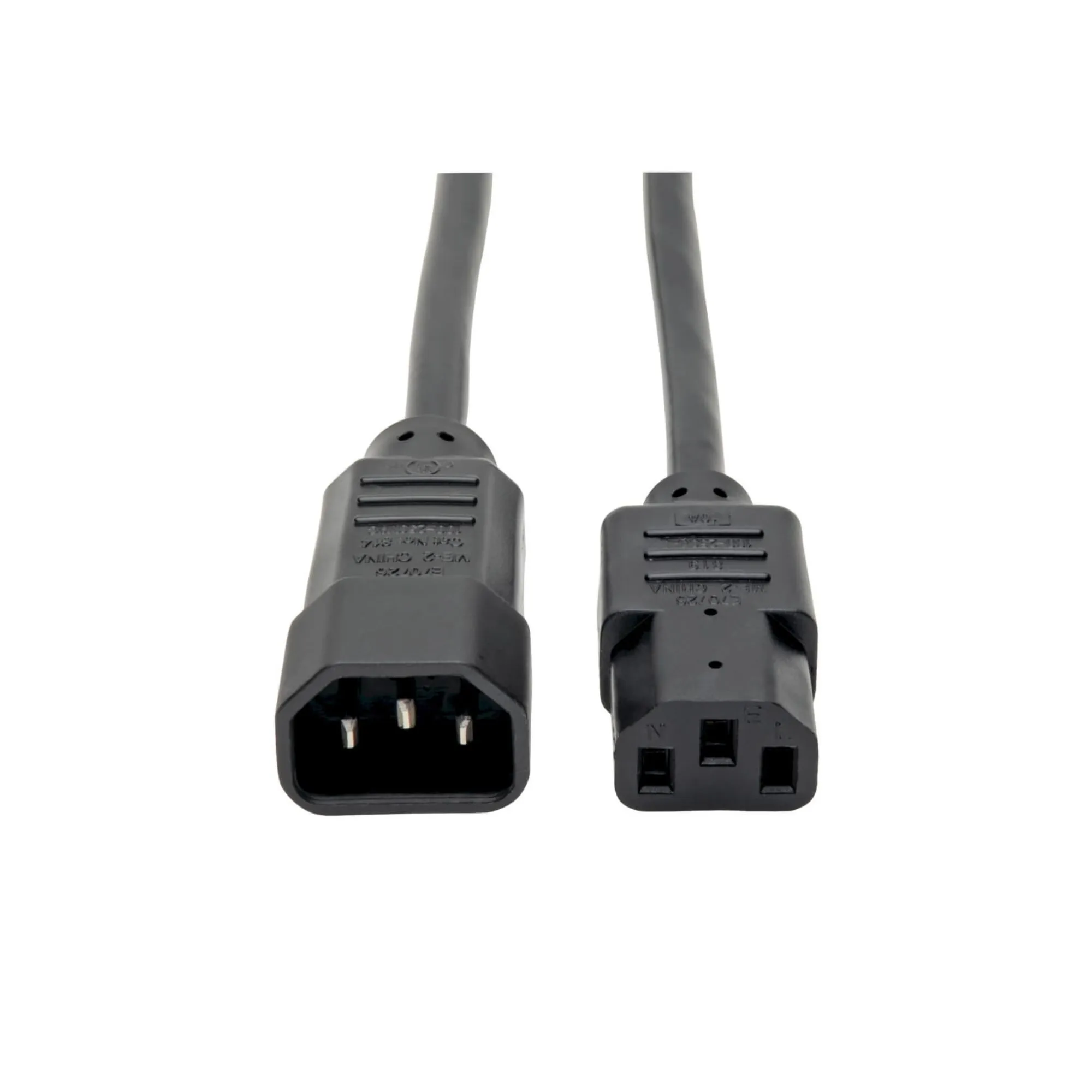Cable de Poder Tripp Lite C14 a C13 10A 18AWG de 30CM - Imagen 3