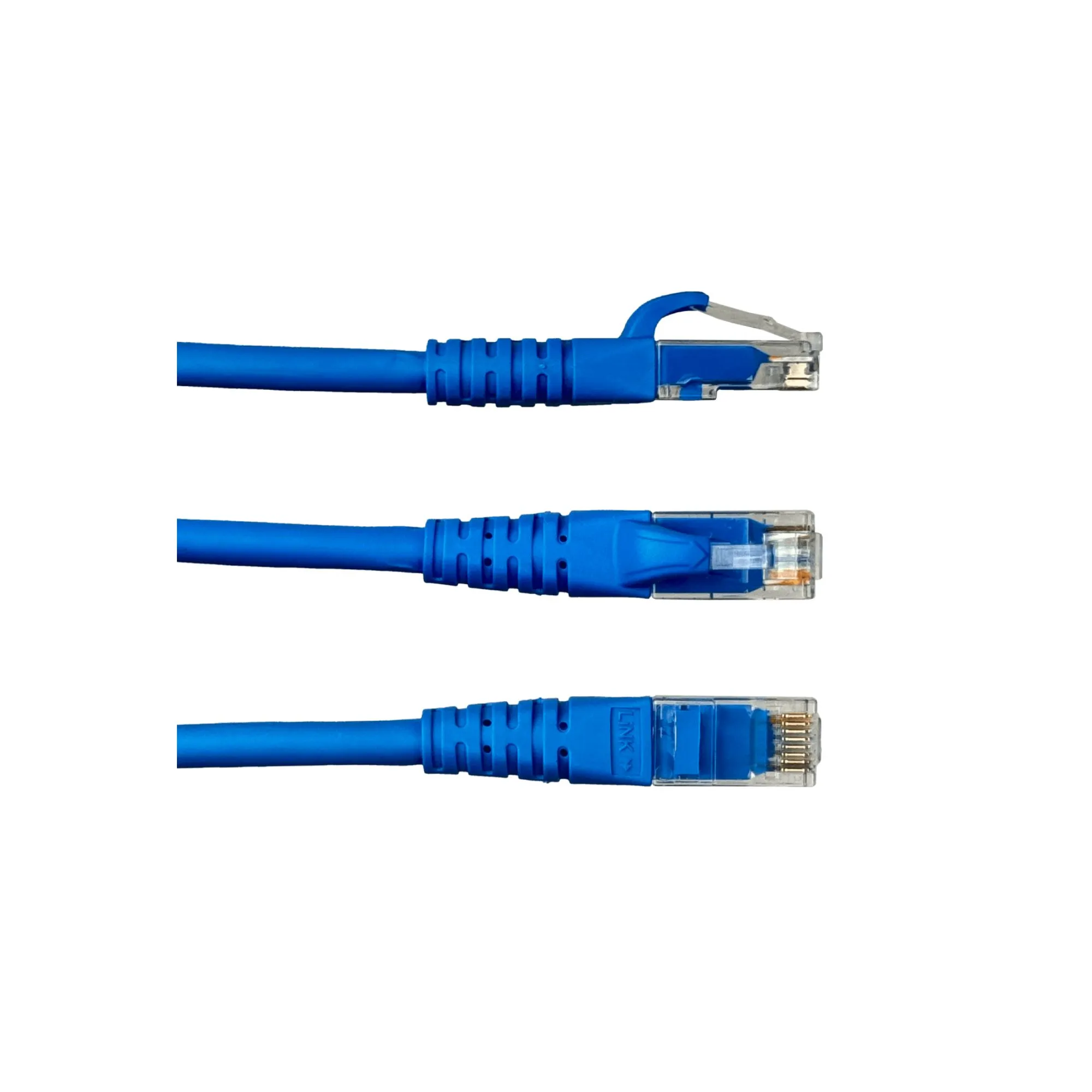 Cable PacthCord Linkmade Cat6 de 50CM LSZH Azul - Imagen 4