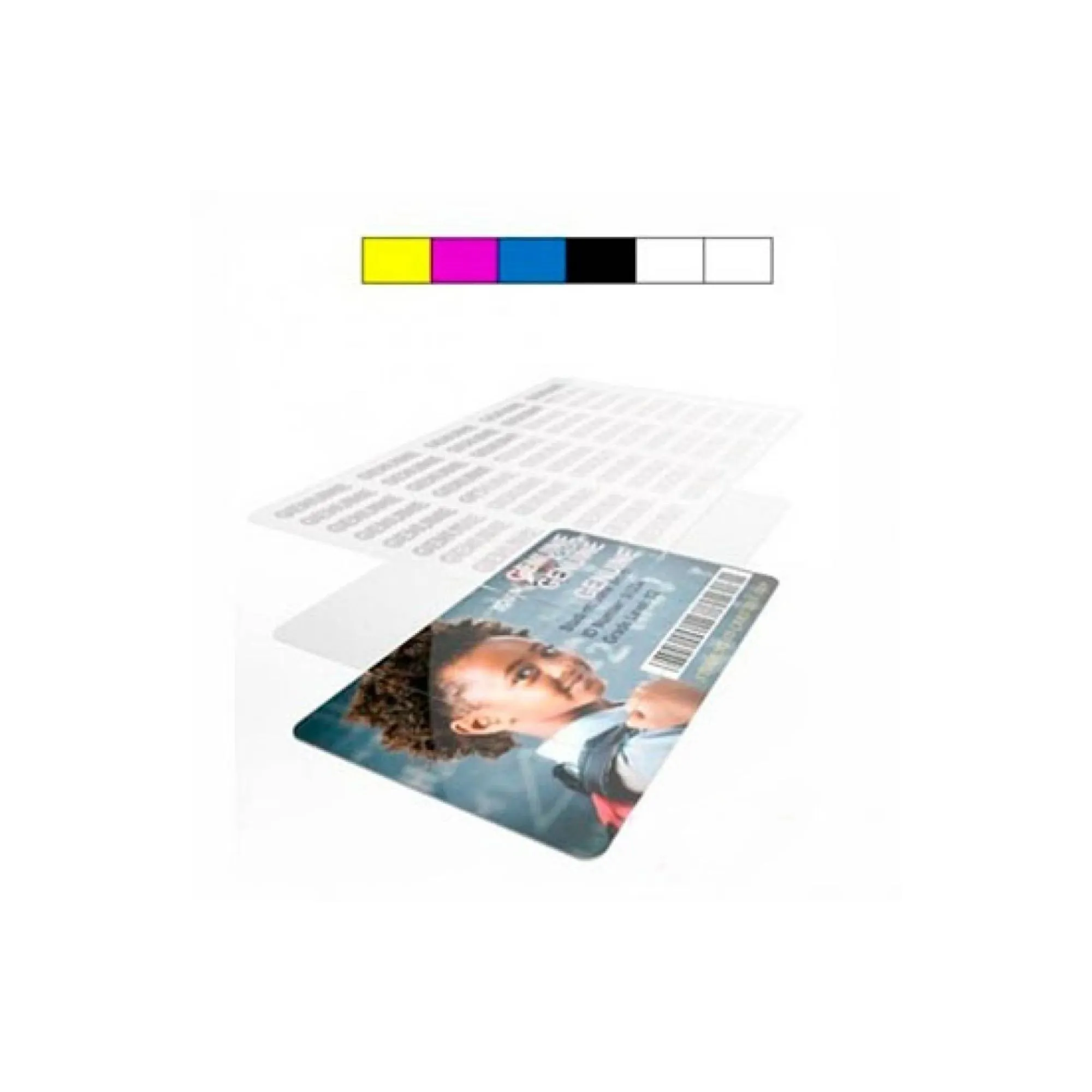 Cinta Zebra 800300-562LA Color YMCPKO 200 impresiones ZC300 - Imagen 3