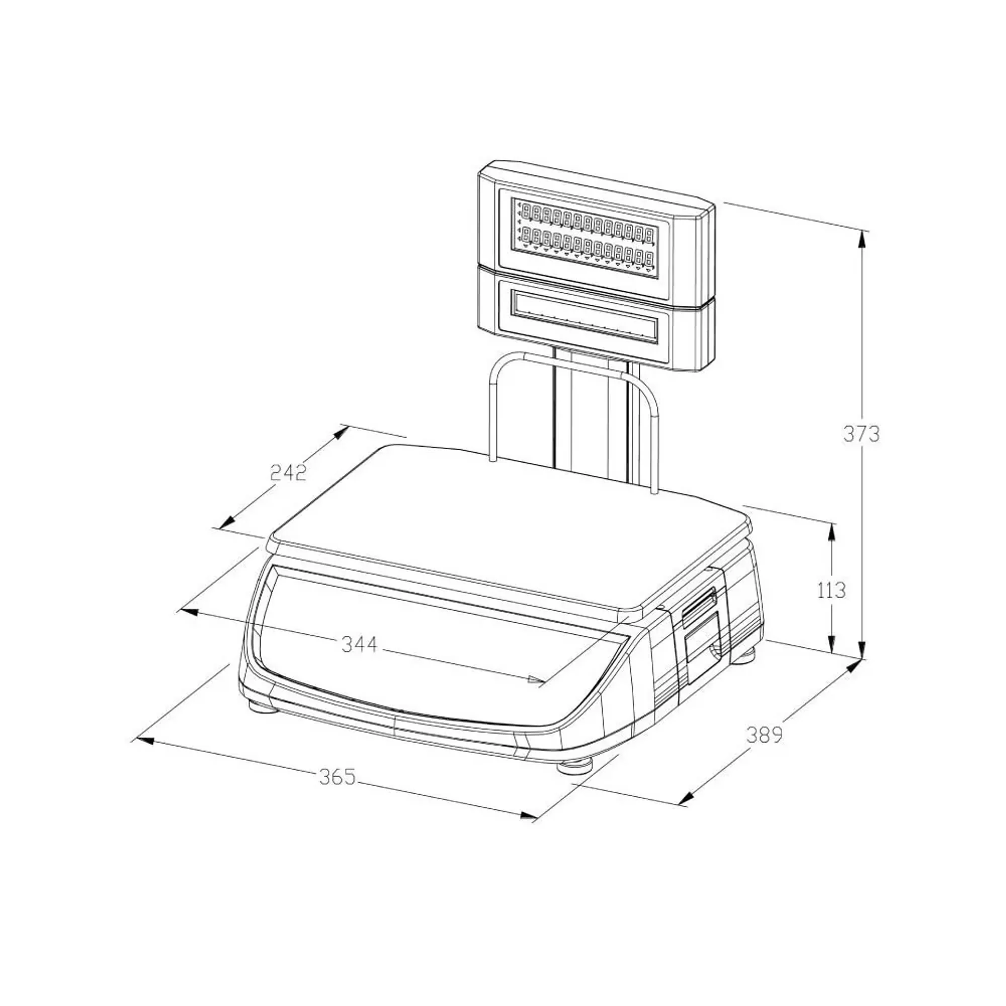 Balanza Tipificadora DIGI RM-60 RM60 vista general