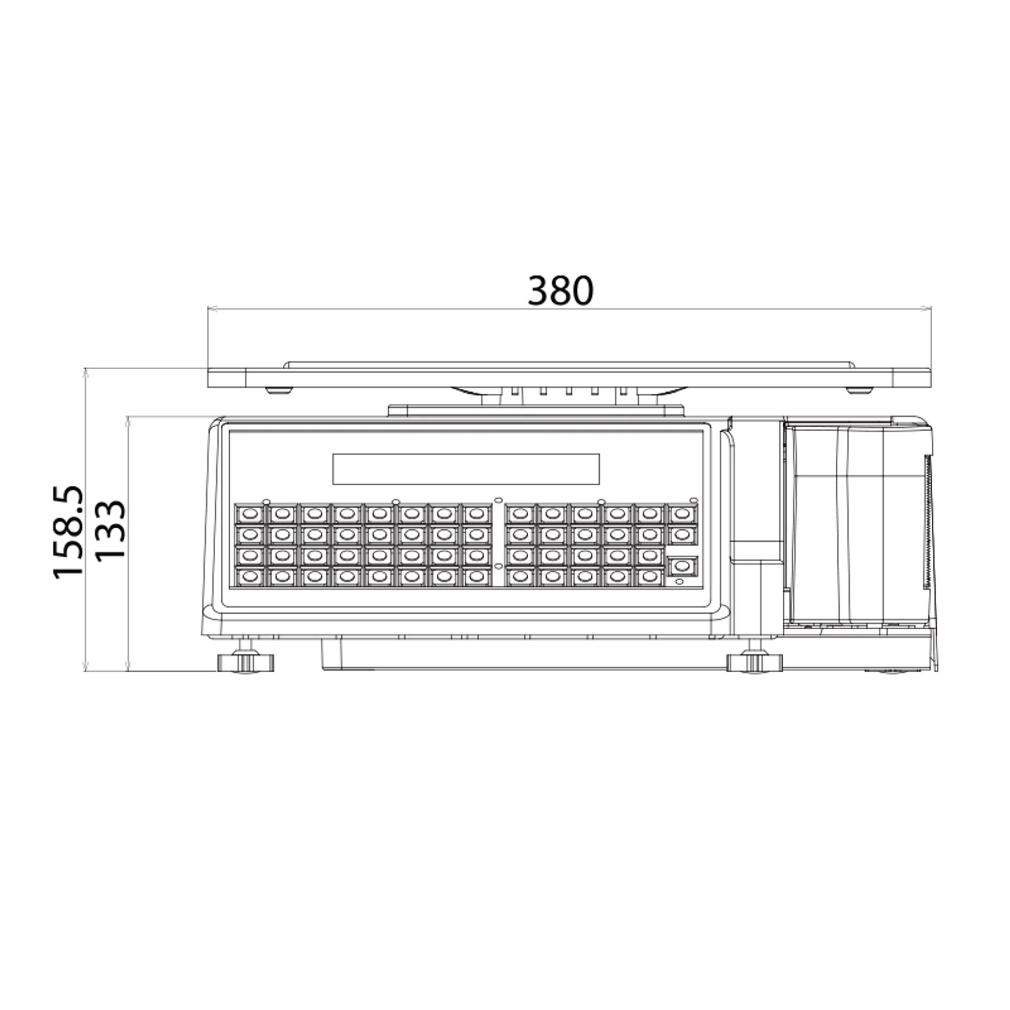 Balanza Tipificadora DIGI SM-320B 30Kg vista general